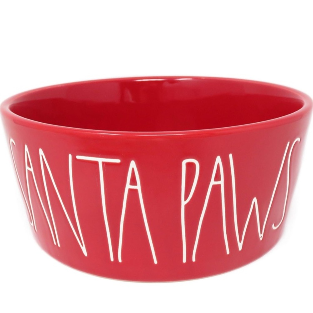 Rae Dunn Christmas Dog Bowl